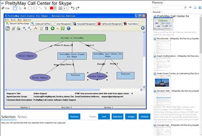 PrettyMay Call Center for Skype - Flamory bookmarks and screenshots