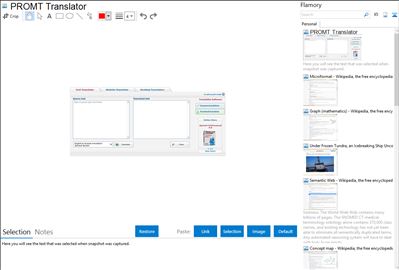 PROMT Translator - Flamory bookmarks and screenshots