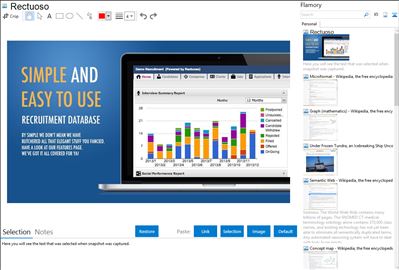 Rectuoso - Flamory bookmarks and screenshots