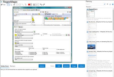 RegexMagic - Flamory bookmarks and screenshots