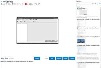 ResScope - Flamory bookmarks and screenshots