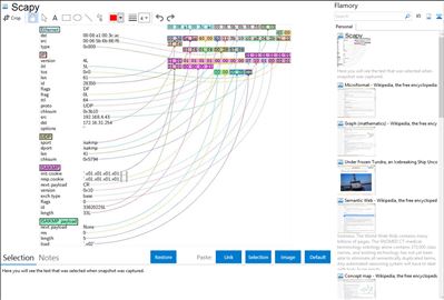 Scapy - Flamory bookmarks and screenshots