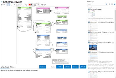 SchemaCrawler - Flamory bookmarks and screenshots