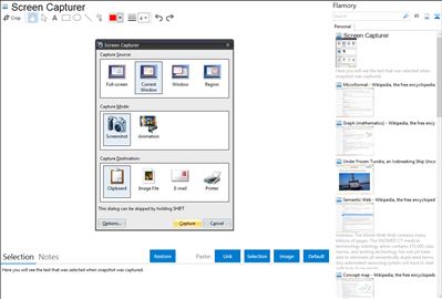 Screen Capturer - Flamory bookmarks and screenshots