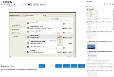 Scriptify - Flamory bookmarks and screenshots