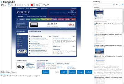 Softpedia - Flamory bookmarks and screenshots