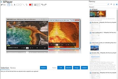 SPlayer - Flamory bookmarks and screenshots