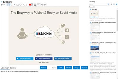 Stacker - Flamory bookmarks and screenshots