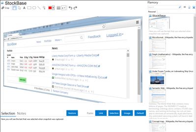 StockBase - Flamory bookmarks and screenshots