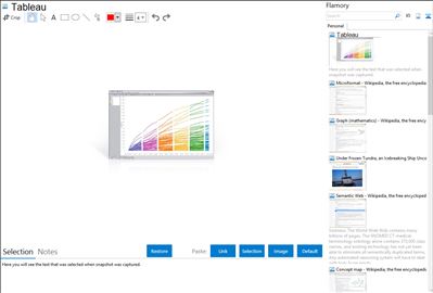 Tableau - Flamory bookmarks and screenshots