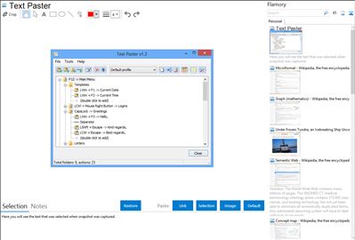 Text Paster - Flamory bookmarks and screenshots