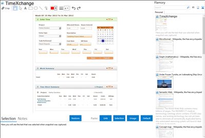 TimeXchange - Flamory bookmarks and screenshots