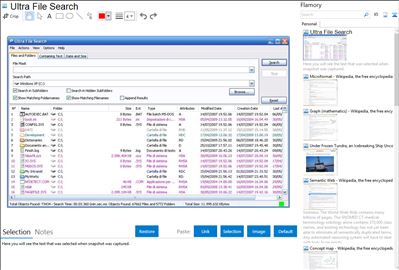 Ultra File Search - Flamory bookmarks and screenshots
