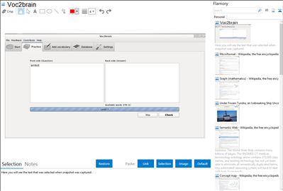 Voc2brain - Flamory bookmarks and screenshots