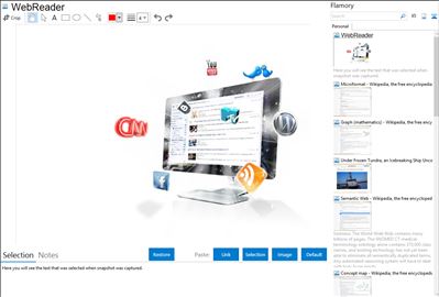 WebReader - Flamory bookmarks and screenshots