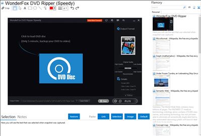 WonderFox DVD Ripper (Speedy) - Flamory bookmarks and screenshots