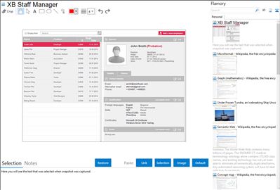 XB Staff Manager - Flamory bookmarks and screenshots